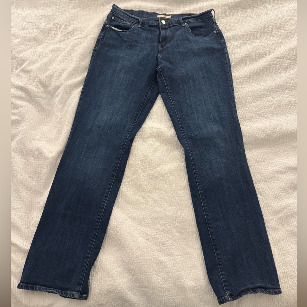 Levis 505 Jeans Womens Blue Straight Leg Stretch W30 x  L32 10M
